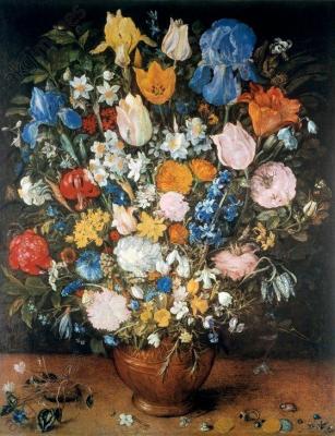 Bouquet fleurs bruegel