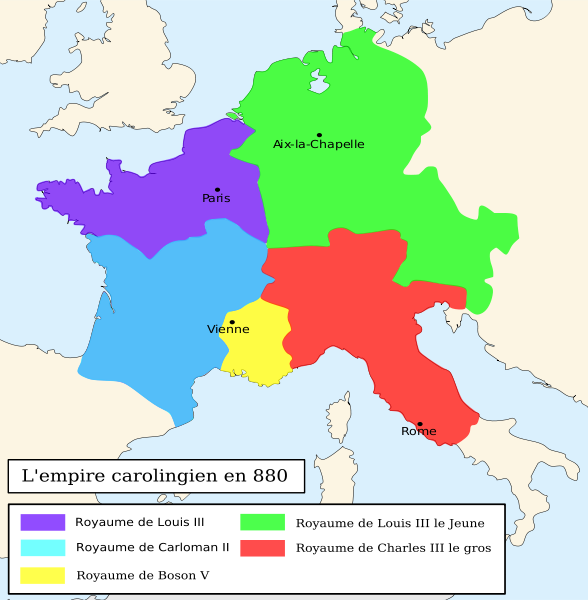 Royaume des francs 880